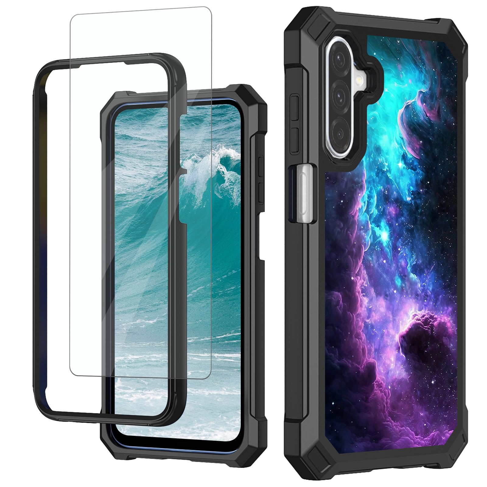 Coque Samsung A36 5G 6,7 pouces double couche design nébuleuse - 8