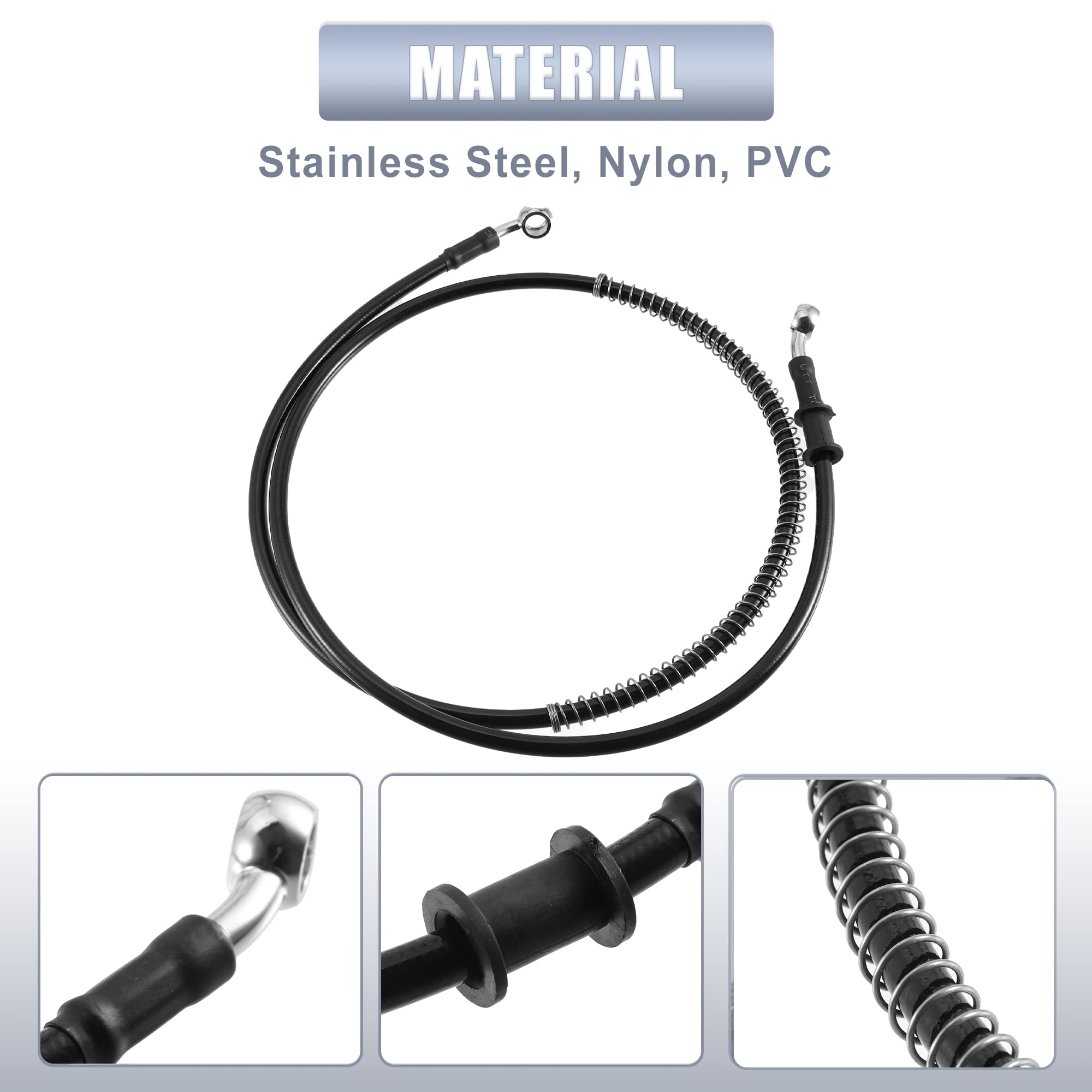 AN3 Tubo Flessibile Freno In Alluminio Moto