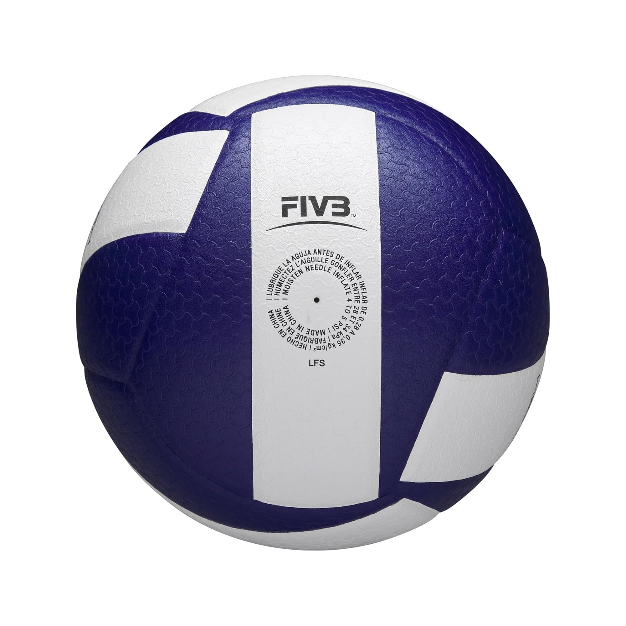 Wilson Pallone da Pallavolo Helix Game, Progettato Per Alte Prestazioni, Presa Avanzata e Controllo Ottimizzato, Realizzato In Microfibra di Alta Qualità, Colore: Blu/Bianco, Dimensioni Ufficiali