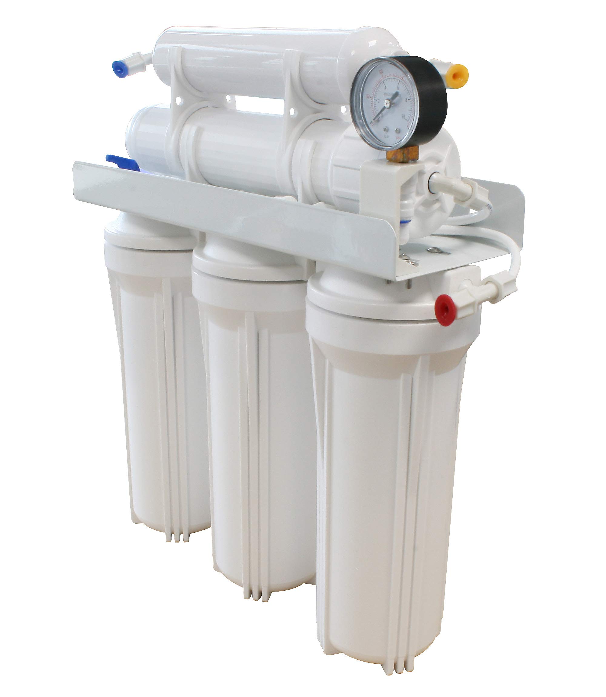 Aquawater - 104375, 5-Stopniowy System Odwróconej Osmozy Ze Zbiornikiem 11 L, 4 Wkładami Filtrującymi, Kranem Do Zimnej Wody, Optymalne Oczyszczanie Dla Zdrowej, Bezwonnej Wody Pitnej