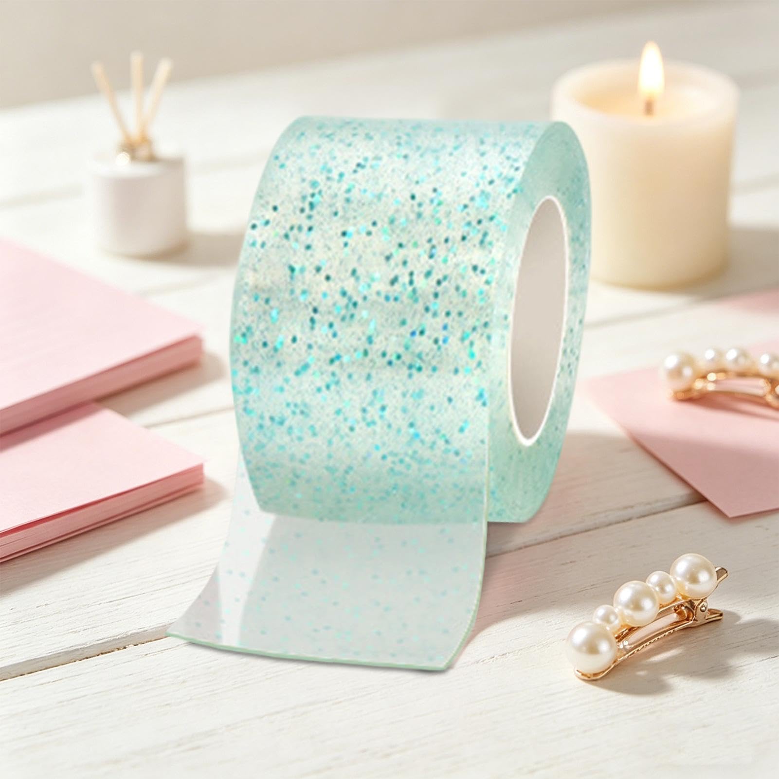 Nano Tape Blase | Leuchtendes DIY-Klebeband Zum Basteln Und Spielen,Nano Bastelklebebänder Luftballondekoration,Für Anfänger Mädchen Und Kinder Auf Reisen Zuhause Im Klassenzimmer In Der Schule Zum