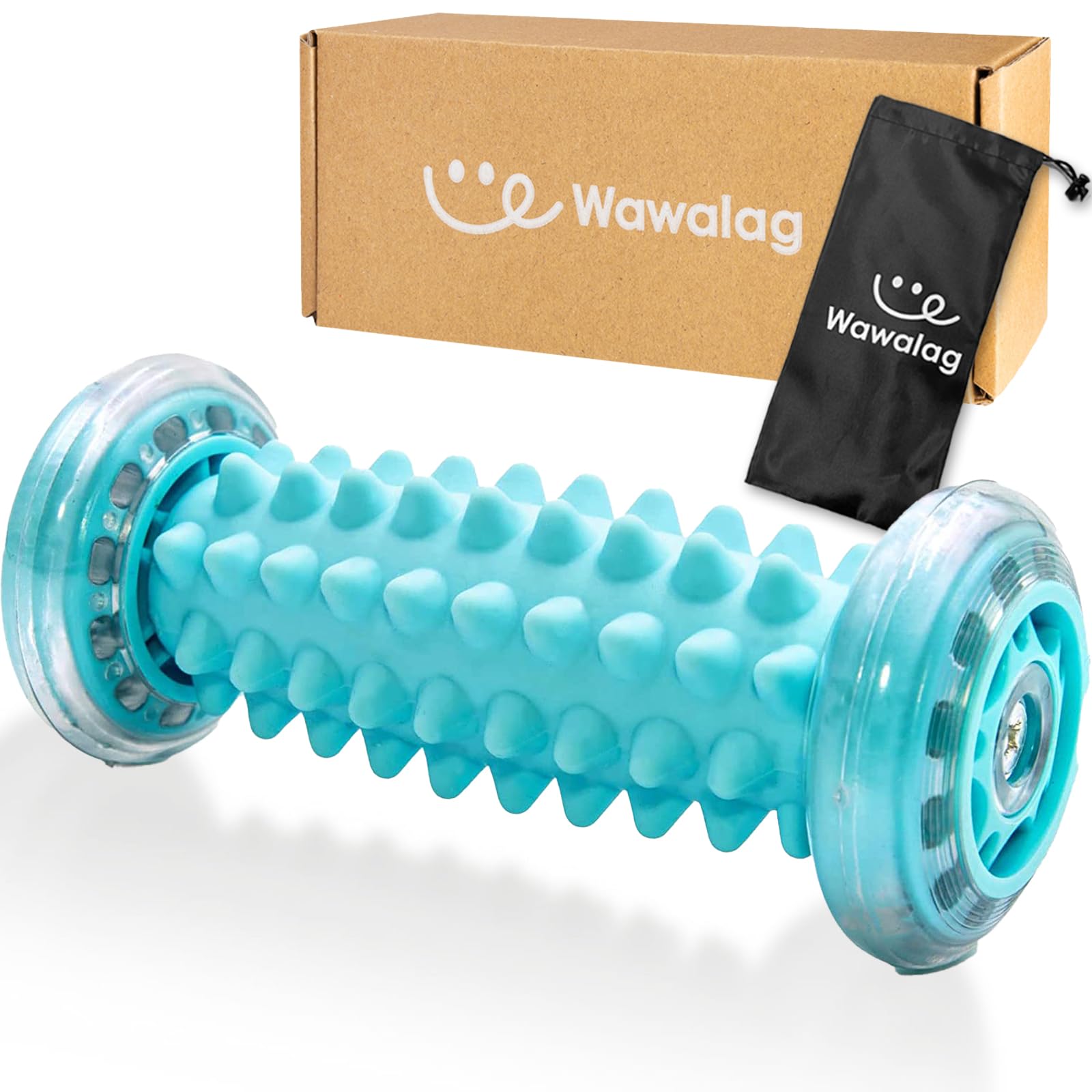 【柔道整復師が推薦】Wawalag(ワワラグ) つぼコロくん 足裏マッサージ 足ツボ 足つぼ 足ツボマット 足つぼマット 健康グッズ プレゼント (スカイブルー)商品画像