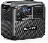 BLUETTI Portable Power Station AC180, 1152Wh LiFePO4 Battery Backup w/ 2 1800W (2700W peak) AC Outlets, 0-80% in 45Min., Solar Generator for Camping, Off-grid, Power Outage BLUETTI AC180