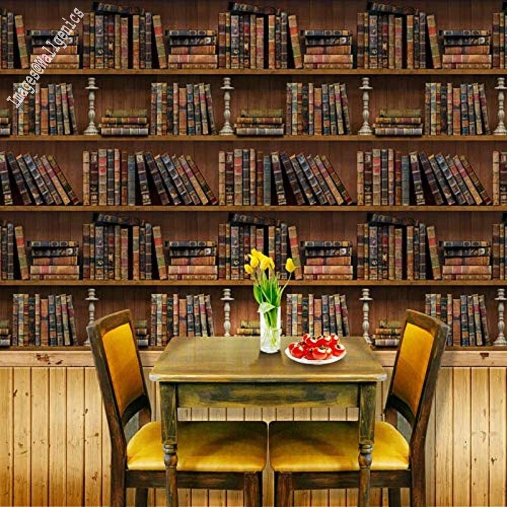 Wallgenics Vinyl PVC 3D Bookshelf Wall Sticker, 333 x 45 cm, Multicolour (B07WPKYVLW) Amazon Price History, Amazon Price Tracker