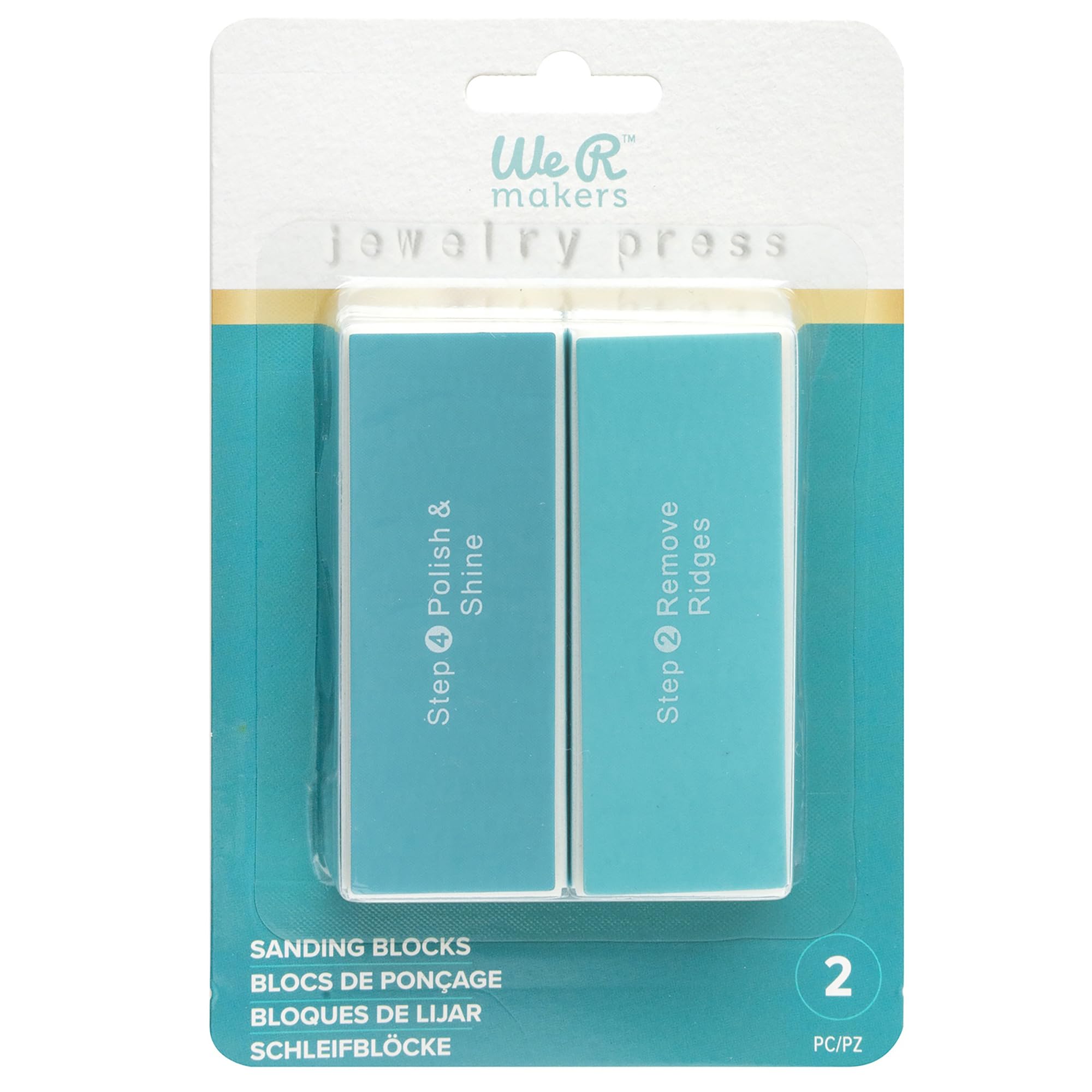 We R Memory Keepers Wr Jewelry Sanding Blocks 2Pcs 60000453