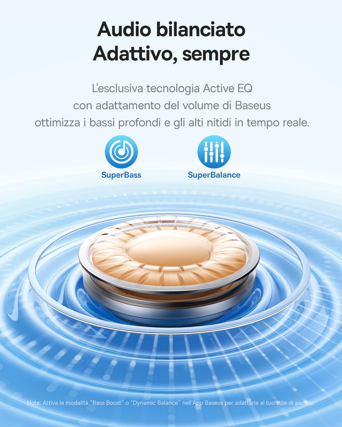 Baseus BP1 Pro Cuffie Bluetooth In Ear, Auricolari Bluetooth con cancellazione del rumore da -50 dB, Cuffiette Bluetooth con Hi-Res & LDAC, 6 Micron AI Chiamata Chiara, IP55, 55 Ore, Bluetooth 6.0