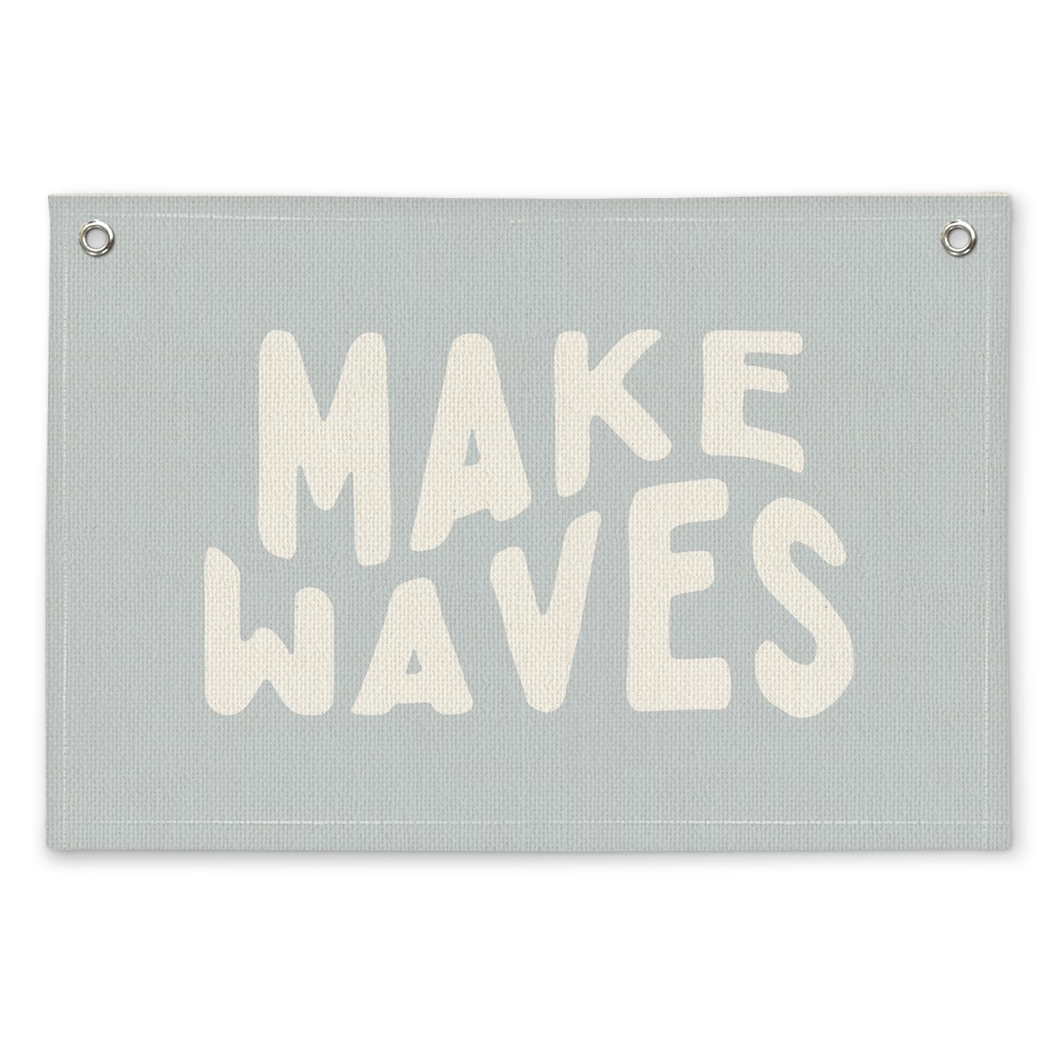 ETVISO Coastal Beach Kids Room Decor - Linen Banner Wall Hanging Canvas Banner Flag Decor for Kids Toddler Bedroom Nursery Playroom