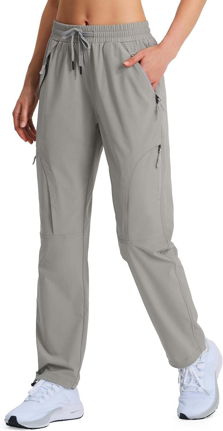 Lightweight Quick-Dry Women’s Hiking Cargo Pants with UPF 50 & Zipper Pockets Lightweight Quick-Dry Women’s Hiking Cargo Pants with UPF 50 & Zipper Pockets