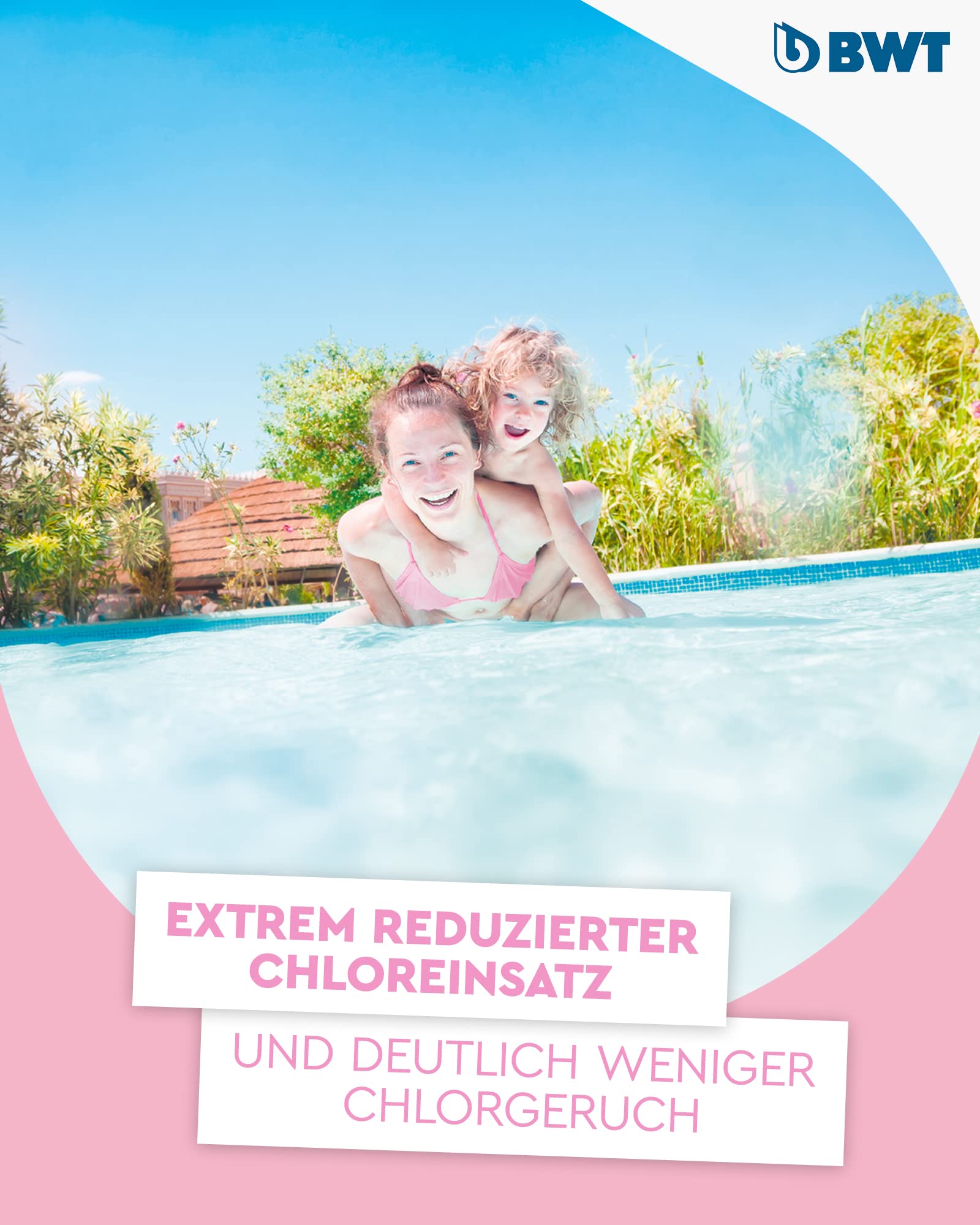BWT Benamin Ultra Clear Poolpflege Tablette, 5er Pack à 500 g | 4-in-1 Formel, Schockbehandlung, Langzeit-Desinfektion, Algenverhütung & Flockung, Reduzierter Chloreinsatz
