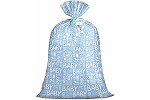 Loveinside Jumbo Plastic Baby Blue Gift Bag