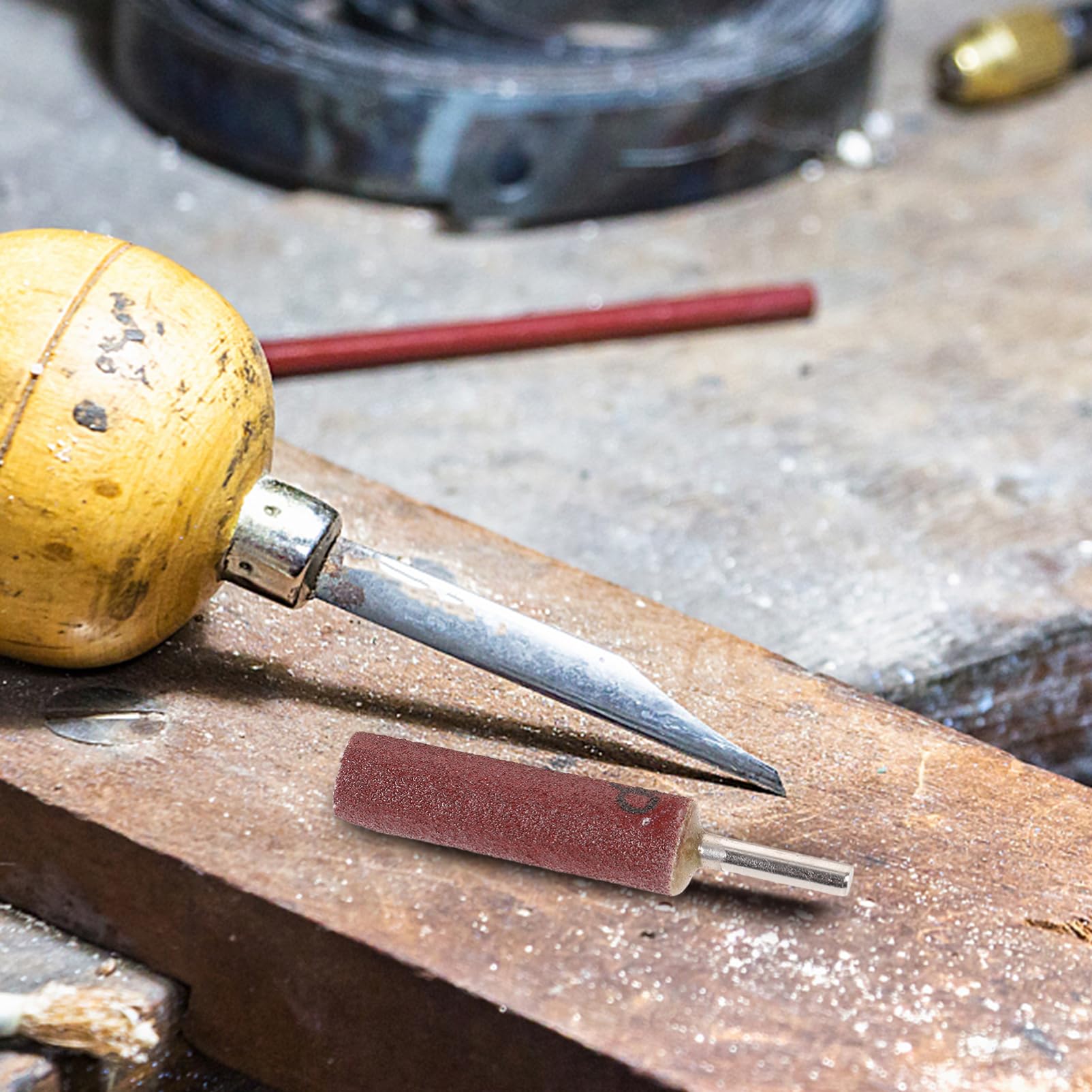 ARTIBETTER Die Grinder Attachments 8pcs Sanding Wheel Assortment Mini Rotary Sanding Heads for Abrasive Flap Sander