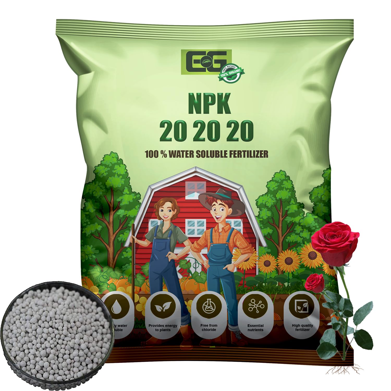 EG ELAMGREEN Organic Plant fertilizer for home gardening,flowering plants fertilizer,rose plant fertilizer 5kg (B0BNQZ63SC) Amazon Price History, Amazon Price Tracker