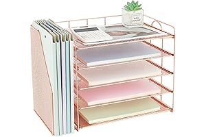 Opnice desk organizers with Magazine File Holder