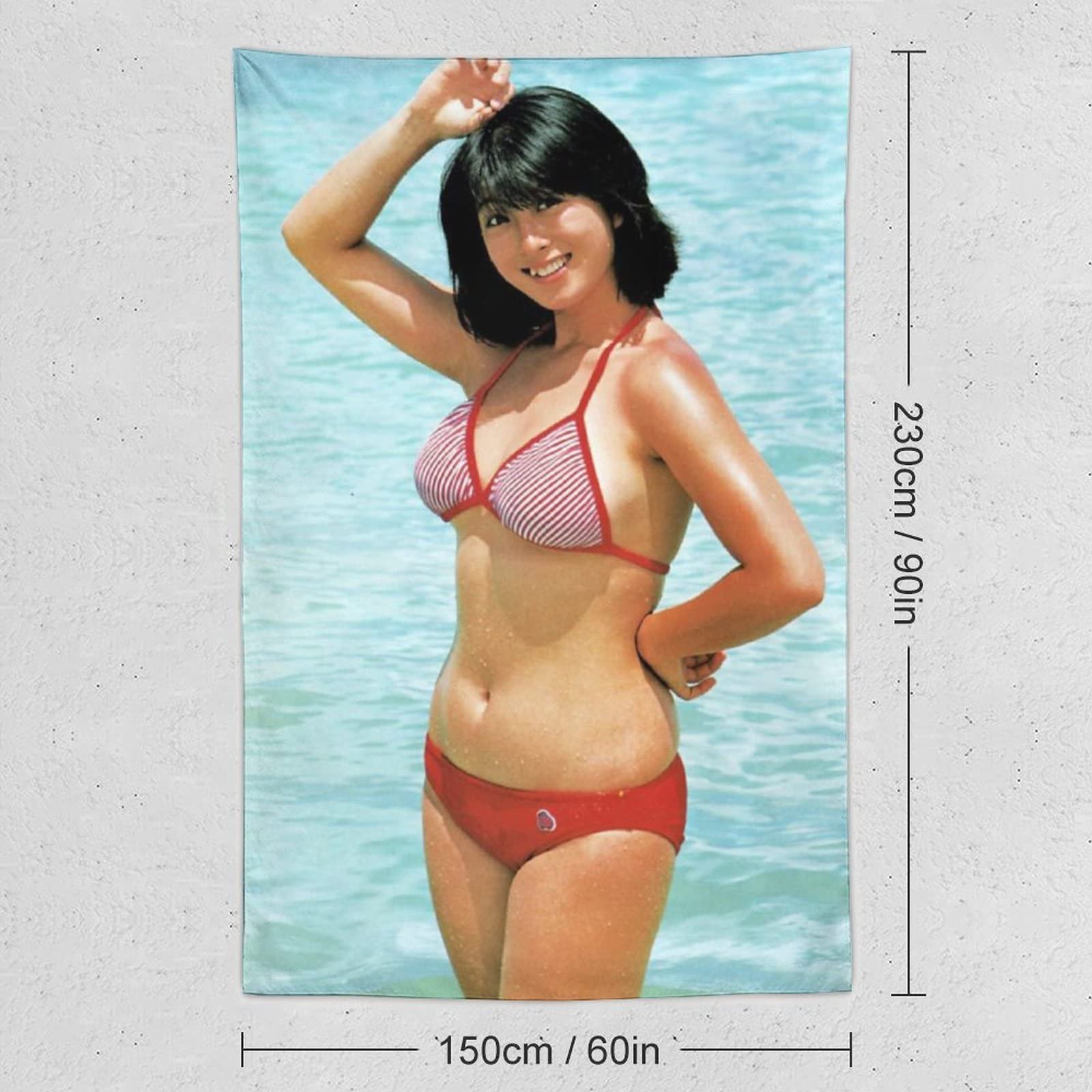 Amazon.co.jp: ポスター壁飾り河合奈保子写真セクシー タペストリー