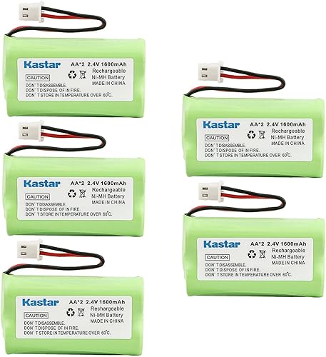 Miniatura 7 de Kastar Paquete de 2 baterías de repuesto para Vtech BT175242, BT-175242, BT275242, BT-275242, 6119, 6128, 6129, 89-1341-00-00, 8913410000, CS6128,