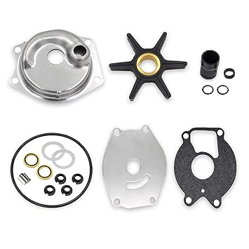 99157T2 Upper Water Pump Repair Kit for Mercury Mariner BigFoot Outboards 2 Stroke 15 20 25 HP XD 4 Stroke 8 9.9 13.5 15 HP 46-99157T2