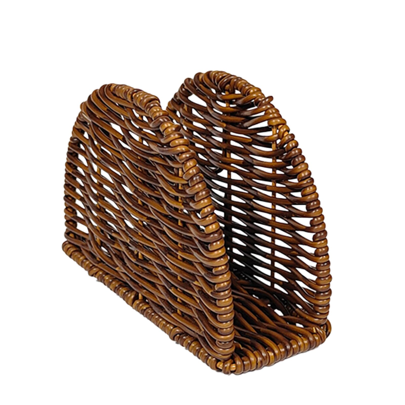 Kalttoy D Ecorative Wicker Napkin Holder Functional An Beautiful Paper Stan For Countertop Tabletop Country Kitchen Holder