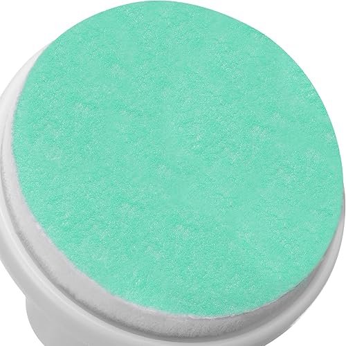 Miniatura 8 de MERRYHAPY 24 almohadillas eléctricas de repuesto para recortadora de uñas, papel de lija verde y cabezales de pulido de uñas de plástico,