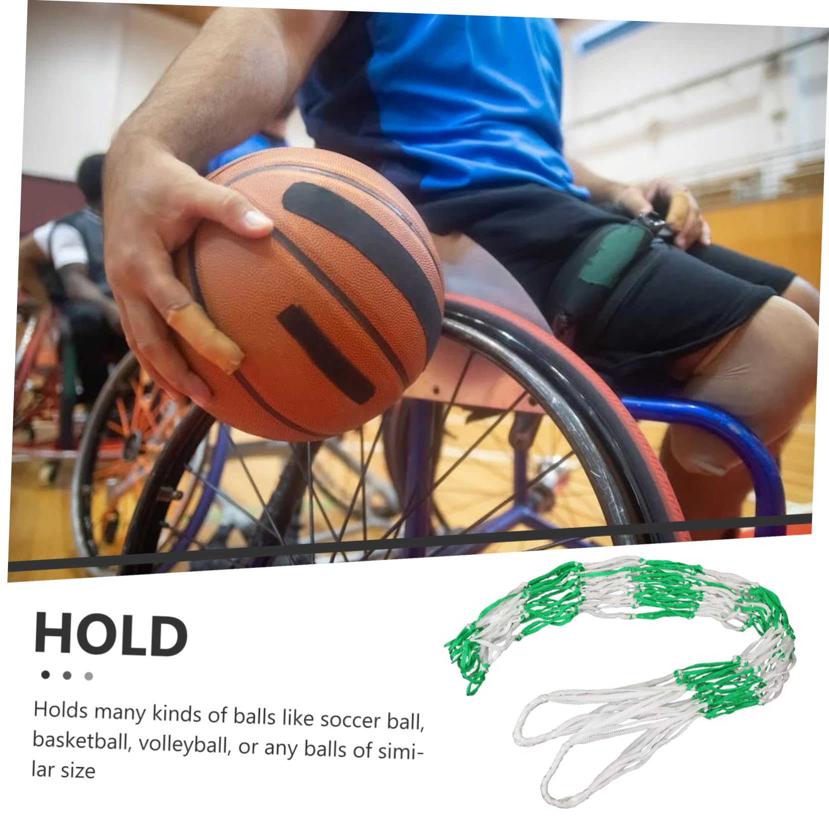 UPKOCH Basketball Aufbewahrungstasche mit Kordelzug Ballnetz für Basketball Fußball und Volleyball für Sportteams und Fitnessstudios für Bälle