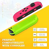 Vista 5 de FRGDOT Joycon Controller for Switch,Joy Cons for Switch Controllers,Left Right Wireless Remote Replacement for Switch Joycons Support Dual
