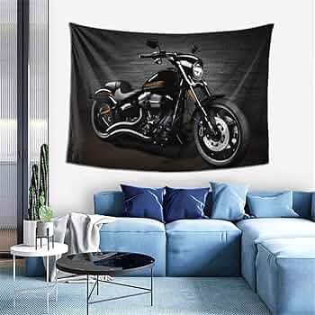 HARLEY壁掛け　木製 Amazon.co.jp: タペストリー 壁掛け インテリア 多機能壁掛け