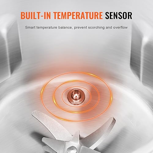 Miniatura 4 de VEVOR Máquina automática de leche de avena a base de plantas 9 en 1 con cuchillas de 12 hojas, 27.1 fl oz27 onzas, máquina automática de fabricación