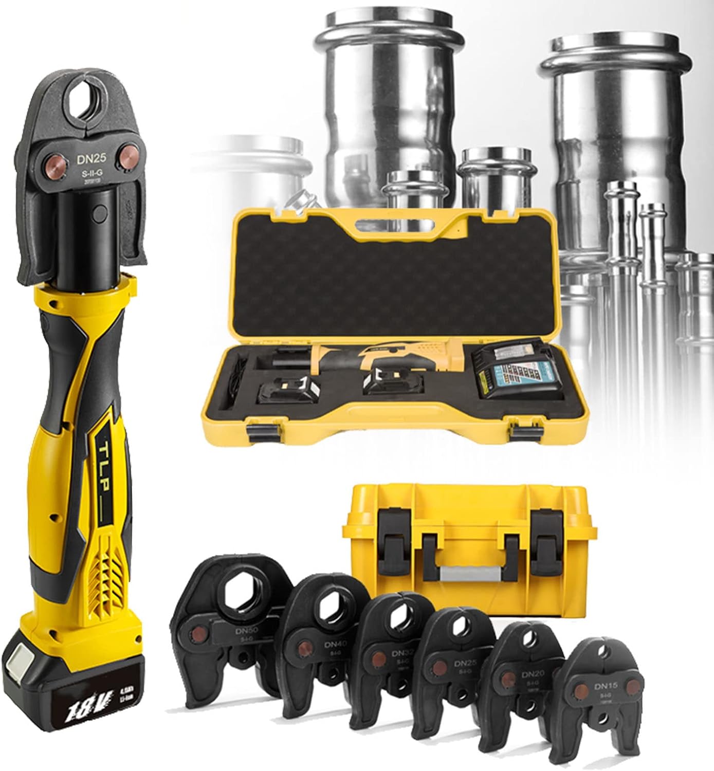 Copper Tube Crimper Propress Kit Hydraulic Copper Press