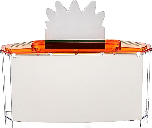 Miniatura 2 de PENN-PLAX Spongebob Squarepants - Camiseta de tirantes con licencia oficial de Betta and Goldfish Bow - Naranja - 0.7 galones