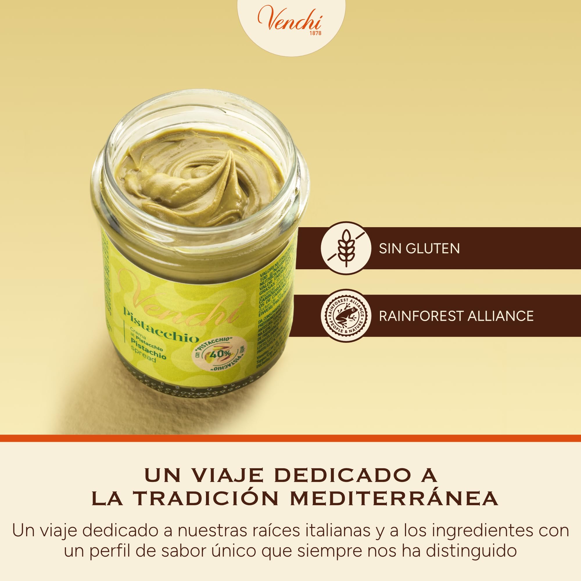 Venchi - crema de pistacho para untar, 200 g - Edición limitada - Sin gluten - Idea para regalo - 4