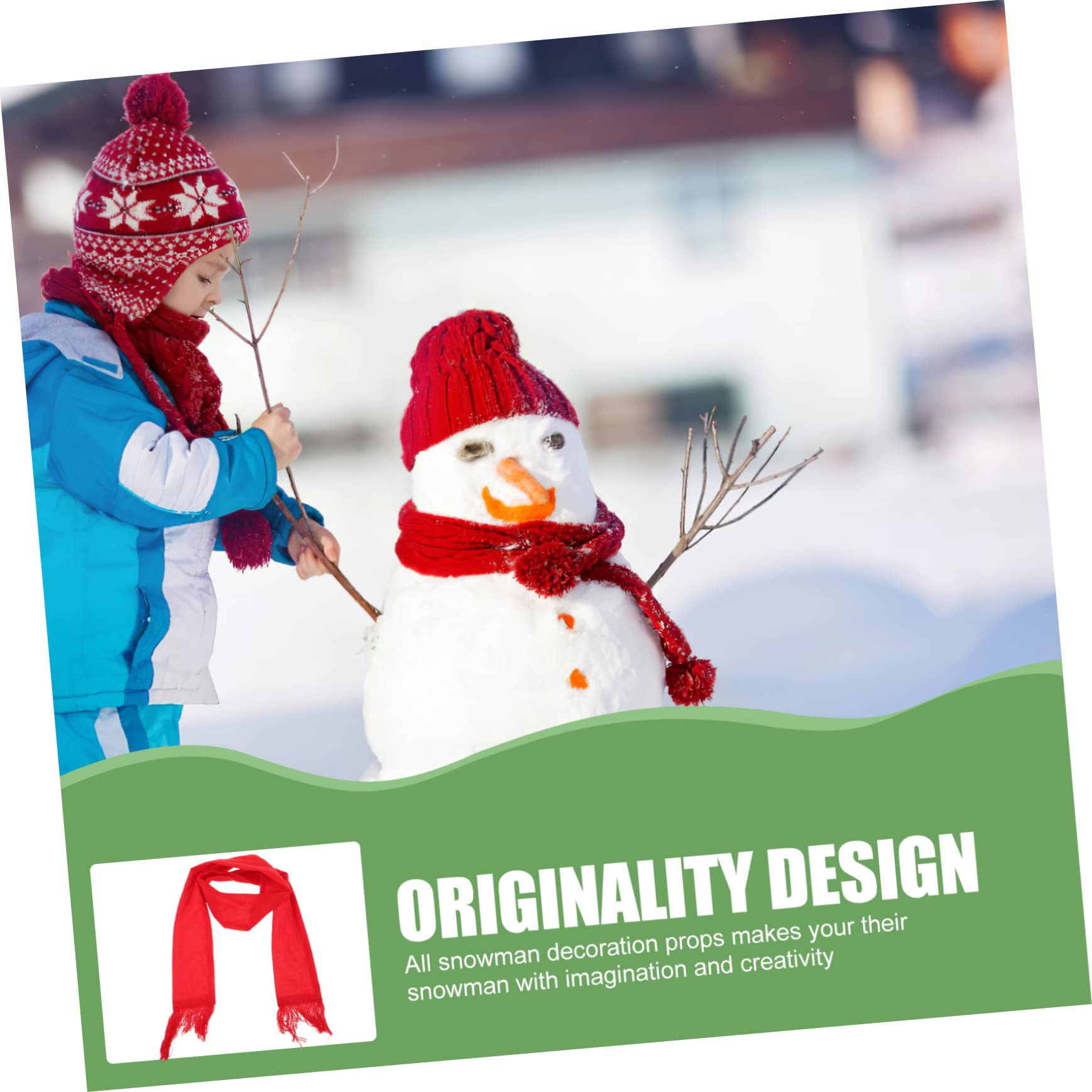 PRETYZOOM 4 Sets Schneemann Anziehset DIY Schneemann Anziehset DIY Schneemann Dekorationsset Für Schneemann DIY Zubehör Weihnachts Schneemann Dekorationen DIY Weihnachts Schneemann