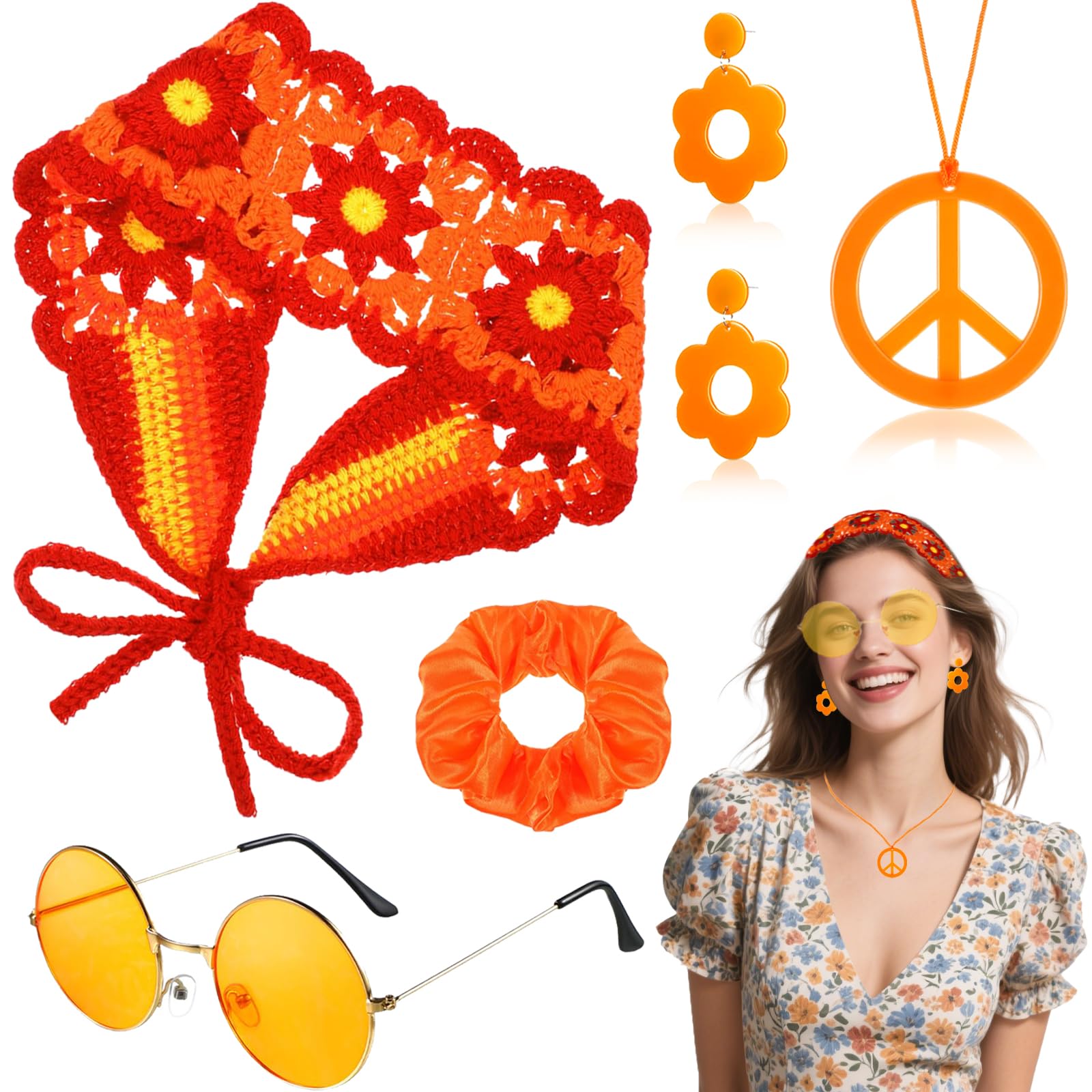 Carnavalsaccessoires Hippie & Flower Power Kopen