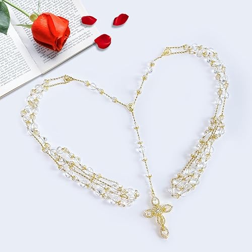 Miniatura 4 de Lazo para boda,Lazo de boda para regalo de ceremonia,Rosario Lazos para Boda Católica,Lazos Para Bodas De Iglesia Para Novios,Lazo para ceremonia de