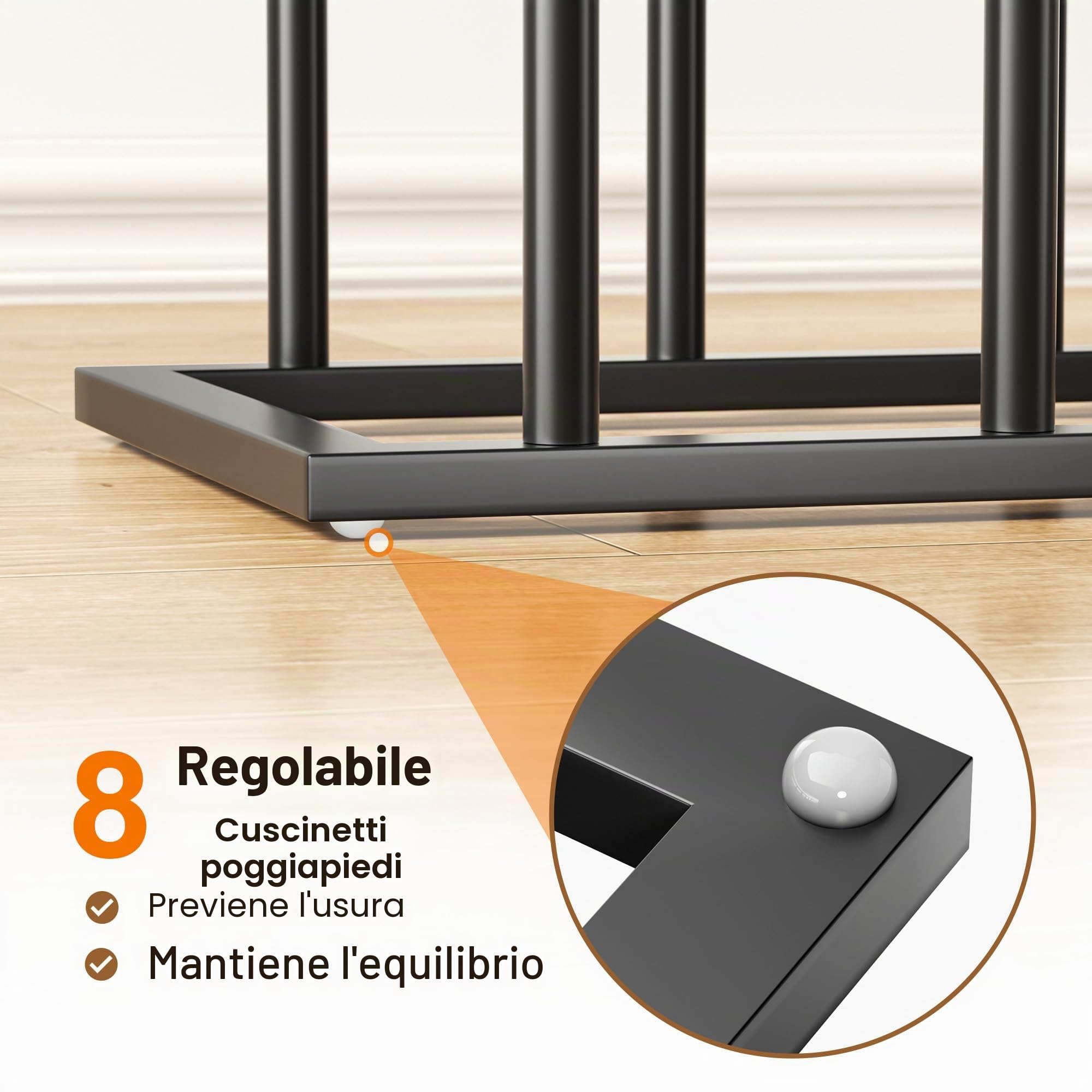 pickpiff Scarpiera Autoportante in Metallo Nero - Scarpiera per Dormitorio, Armadio, Ingresso, Camera da Letto, Patio Esterno, Corridoio, Organizer per 8 Paia di Scarponi