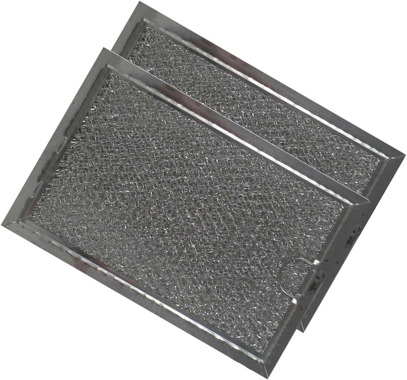 Range Hood Filter Replacement for GE Fits for GE AP4411908 Aluminum Mesh Grease Microwave Oven Filters, 5" x 7-5/8" x 1/8", 4-Pack
