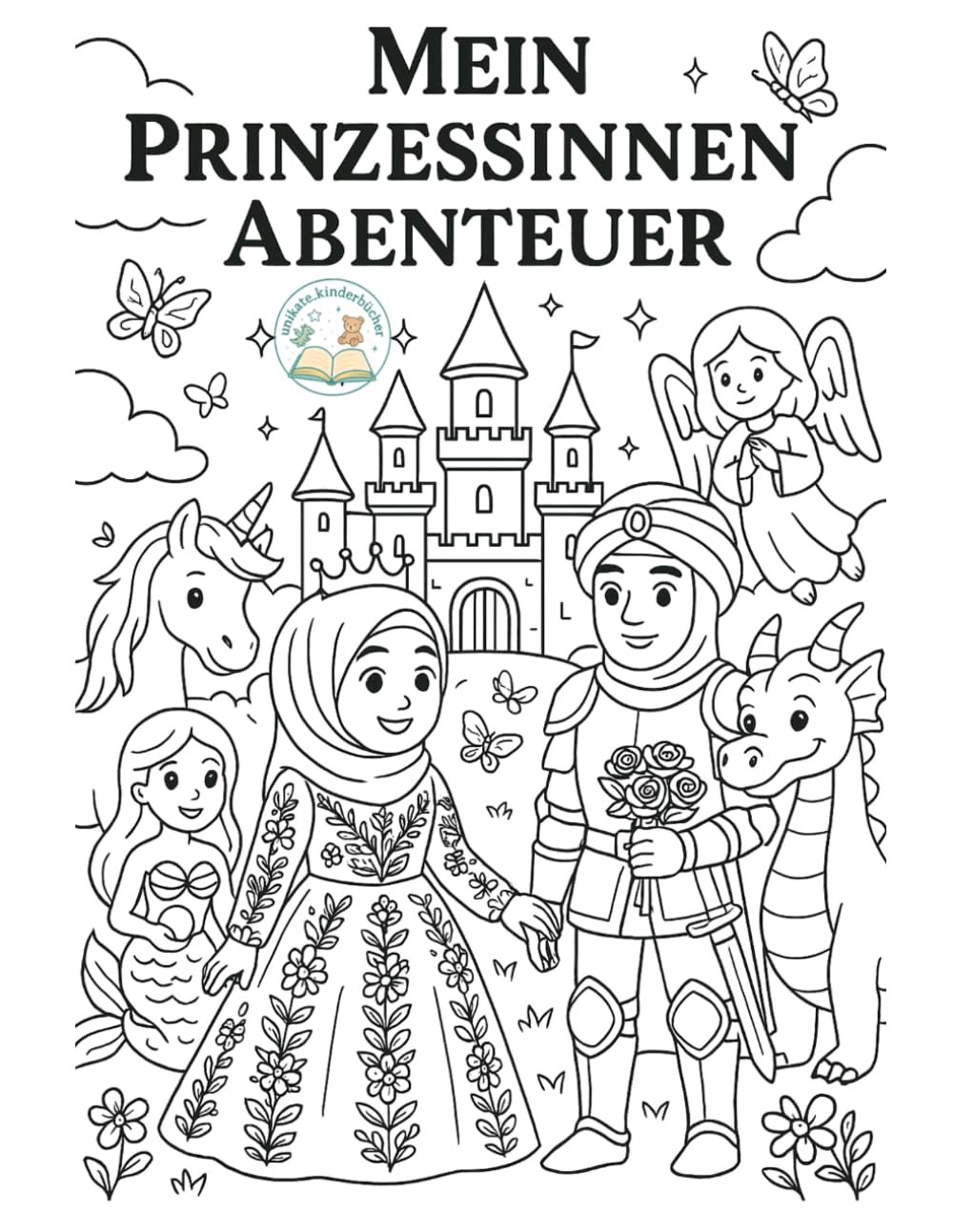 Mein Prinzessinnen-Abenteuer: Ein inklusives Ausmalbuch mit Geschichte über Vielfalt und die Magie des Alltags für Kinder von 4-7 Jahren. (Unikate Kinderbücher: Vielfalt erleben)