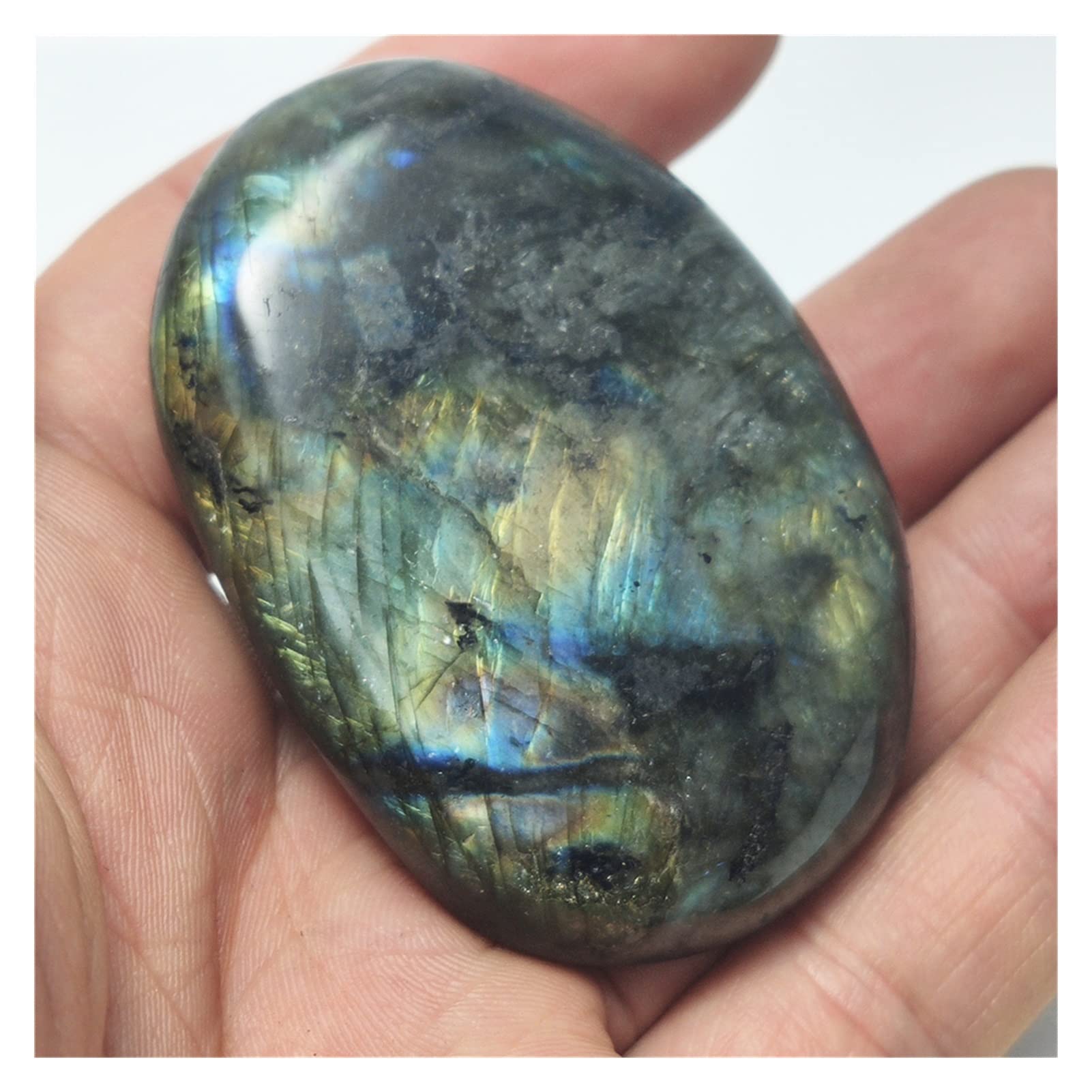 LQYXGS Crystal Stone Home Decor 1pcs Natural Quartz Gemstones Crystal Healing Labradorite Stones Runes Collection And Minerals