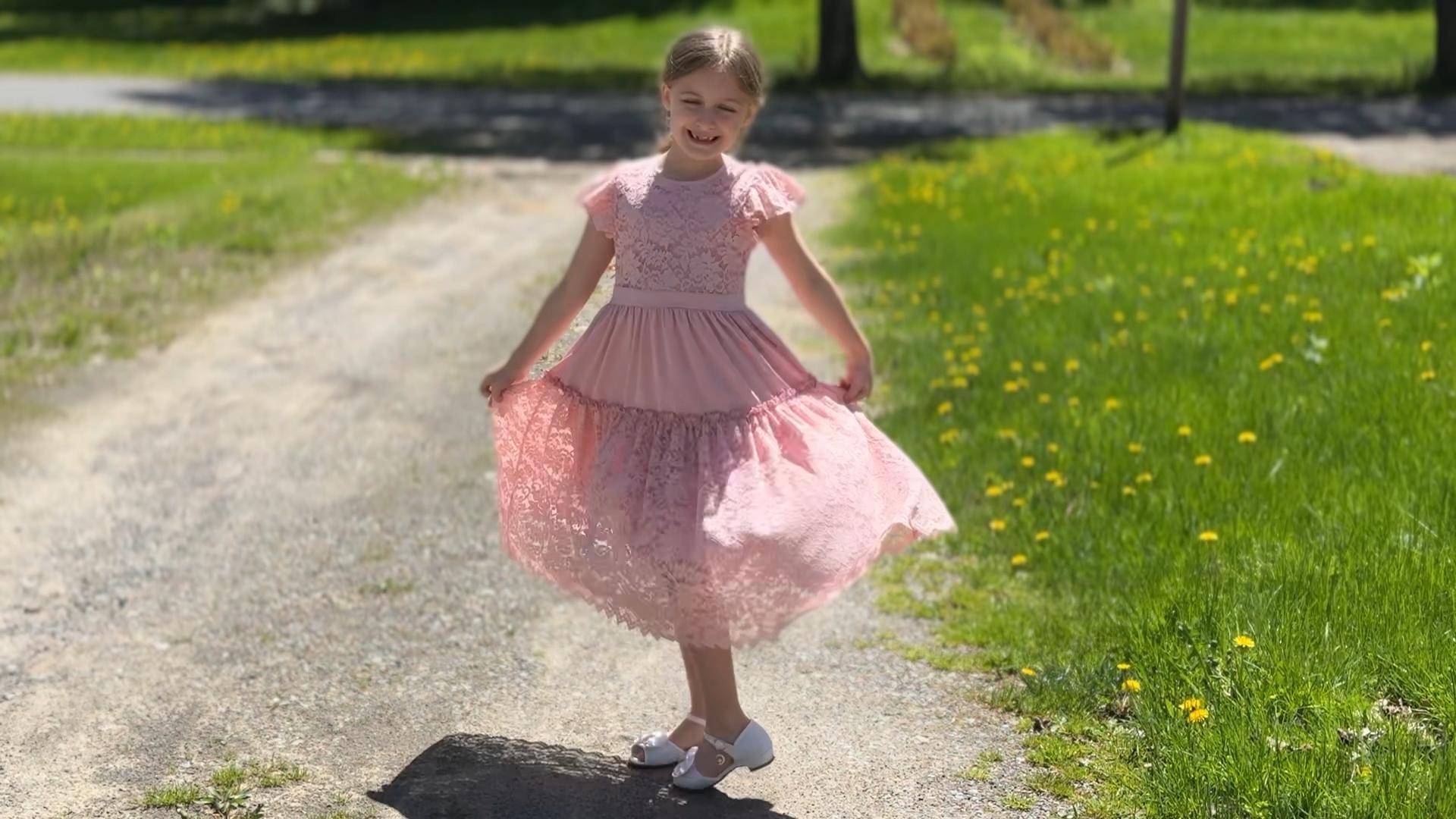 Vestito Estivo Bambina BONNY BILLY - Lungo, Chiffon Floreale, Senza Maniche, Per Spiaggia - Foto 10