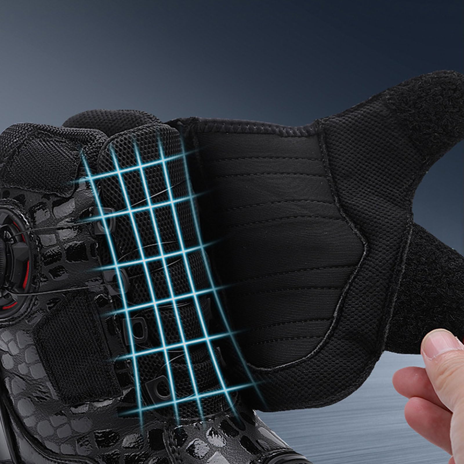 Stivali da Moto Corazzati Stivali Sportivi da Corsa Touring Stivali Moto Turismo Protezione Comfort Traspirante Adulto
