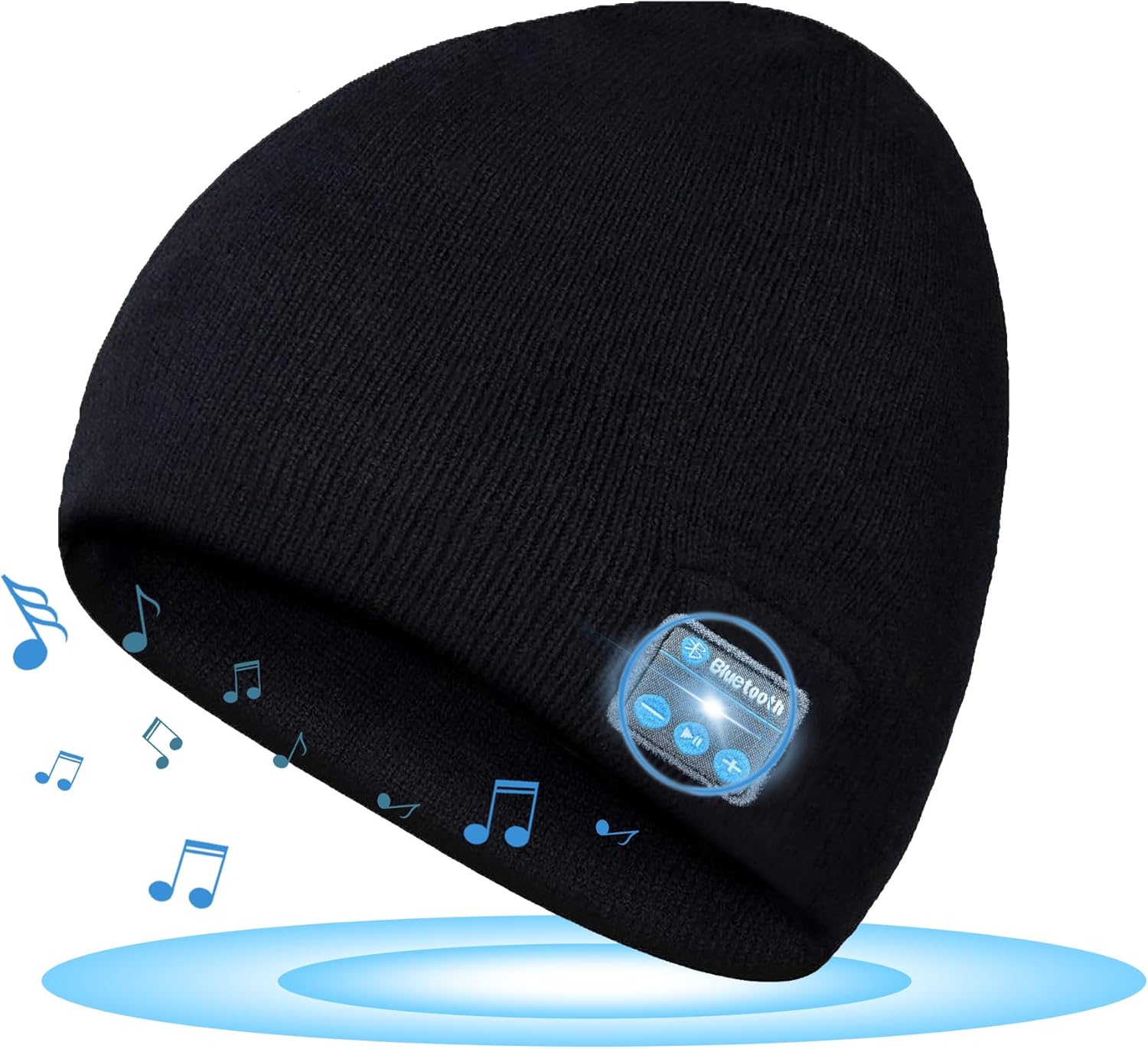 Greatfine Bluetooth Beanie, Bluetooth 5.2 HD Stereo Beanies Hats for Men/Women/Teens, Built-in Microphone, Unique Tech Gifts for Christmas Stocking Stuffers, Black Greatfine Bluetooth Beanie, Bluetooth 5.2 HD Stereo Beanies Hats for Men/Women/Teens, Built-in Microphone, Unique Tech Gifts for Christmas Stocking Stuffers, Black