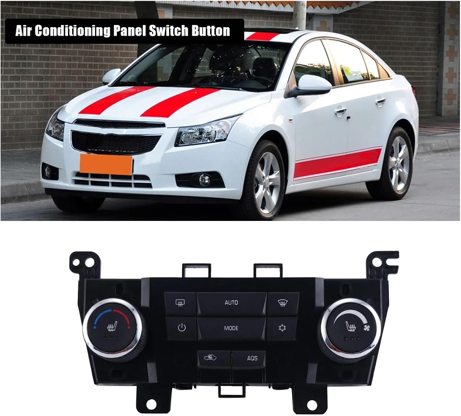 9057229 Car Air Conditioning Panel Cold & Warm Air Conversion Rotary Button Compatible with Cruze 2009-2014