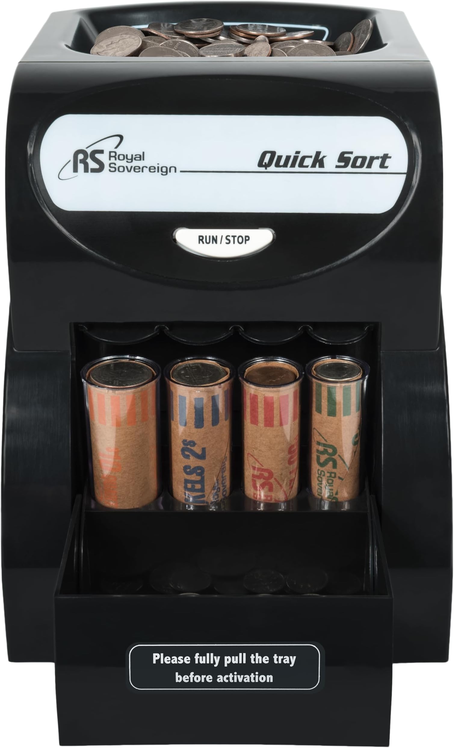 Royal Sovereign1 Row Electric Coin Sorter/Counter with Patented Anti-Jam Technology (QS-3AN)