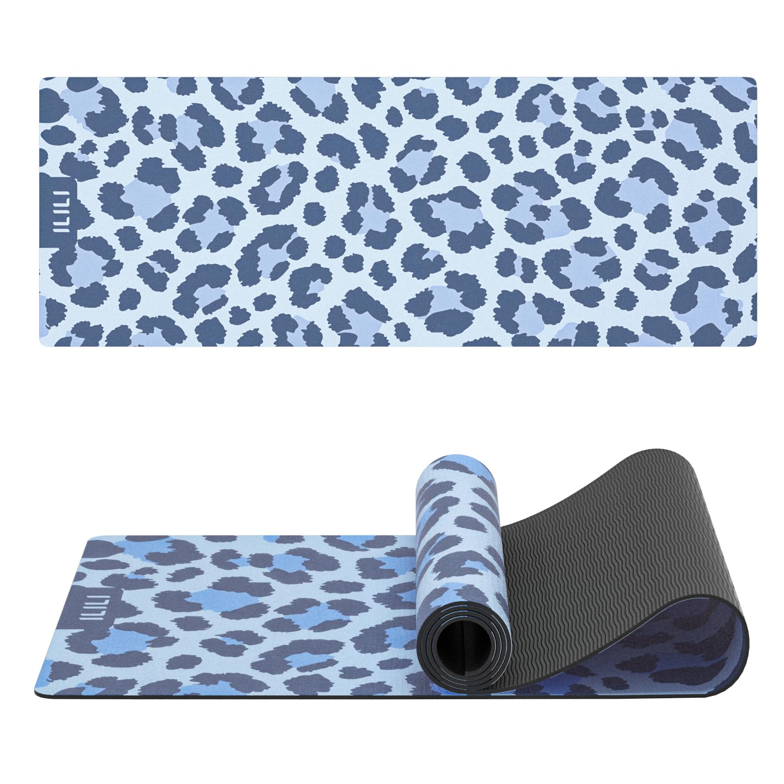 Photo 1 of ilili Yoga Mat Leopard Print 8mm Suede & TPE