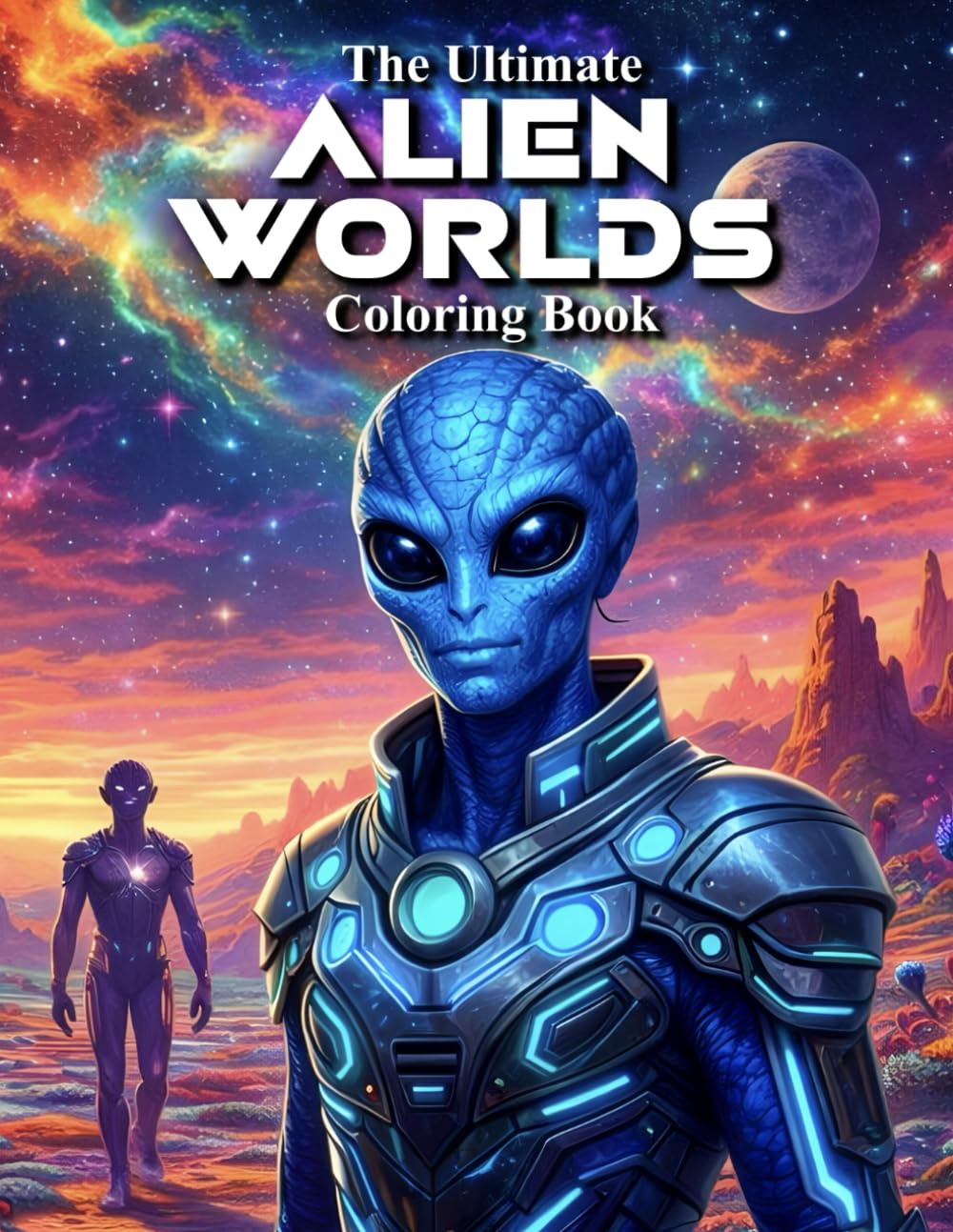 The Ultimate Alien Worlds Coloring Book: Epic Sci-Fi Space Creatures, Alien Cities, Futuristic Landscapes & Cosmic Adventures for Teens and Adults (The Ultimate Teen & Adult Coloring Series)