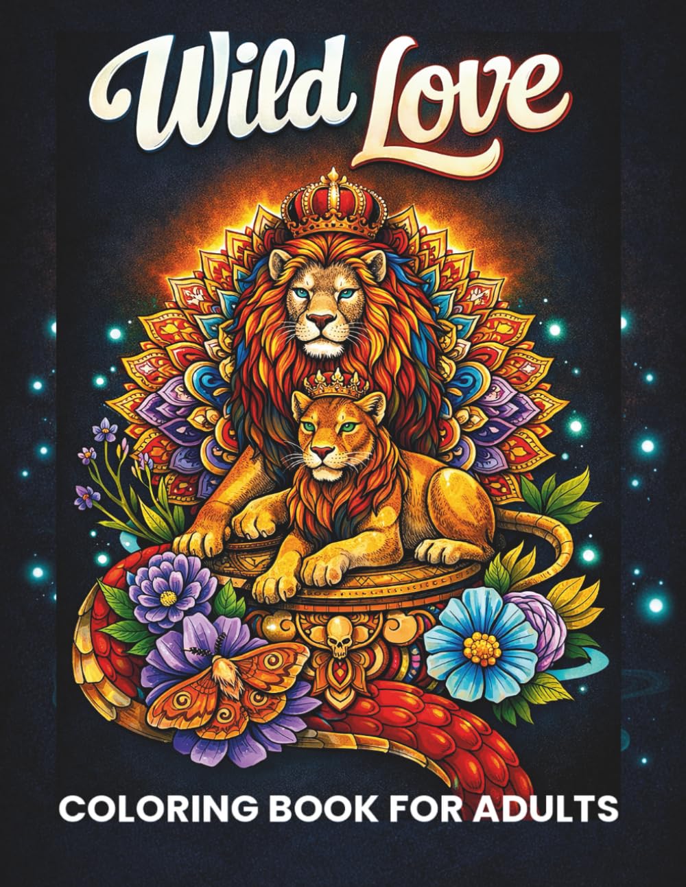 Wild Love: An Intricate Paired Animal Mandala Coloring Book for Adults