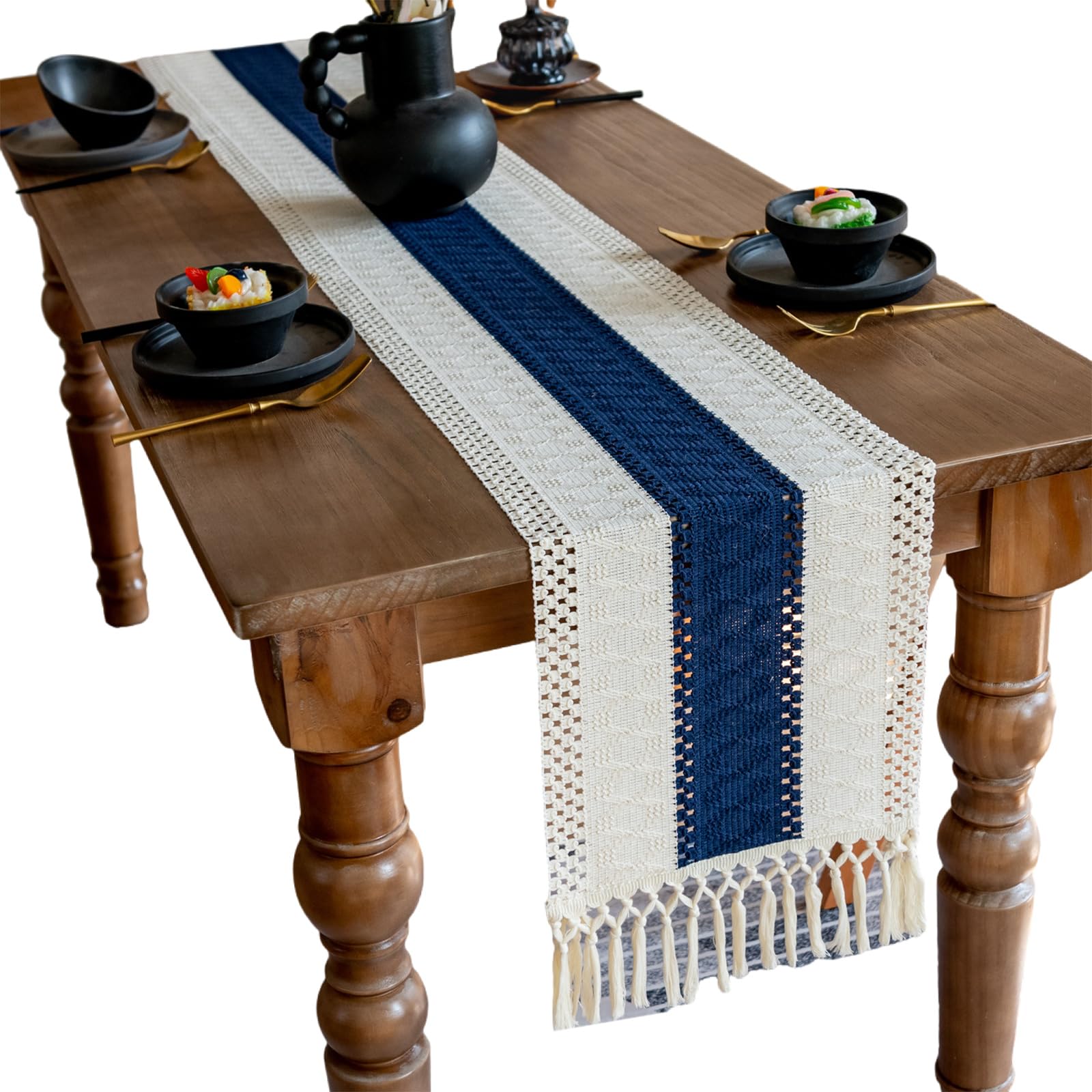 Tsophreniq Multipurpose Holiday Table Cover Waterproof Polyester Fabric Easy Cleaning Christmas Dining Decoration Christmas Table Runner