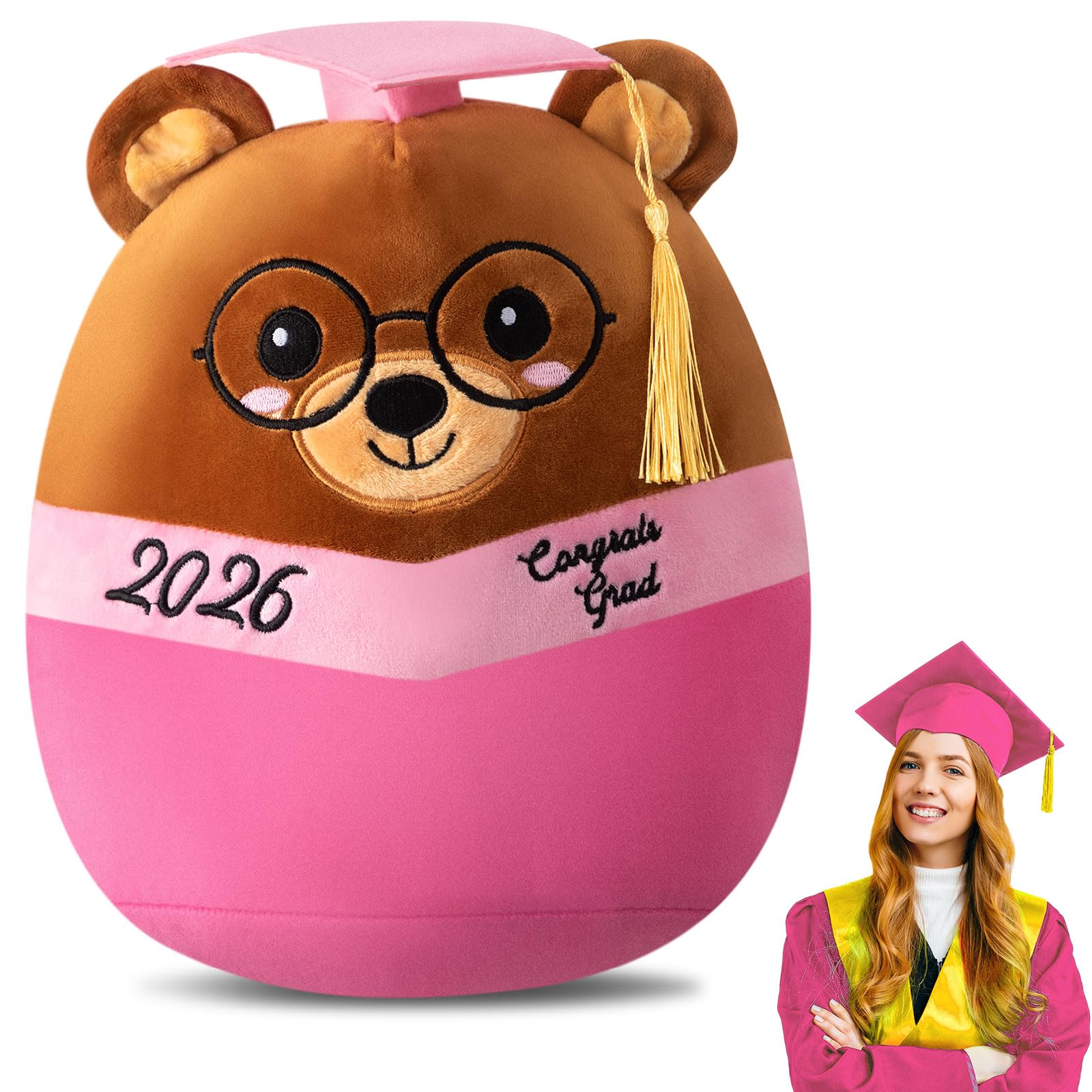 Amazon.com: Blueweenly 2026 Graduation Bear 12 Inch Large Stuffed