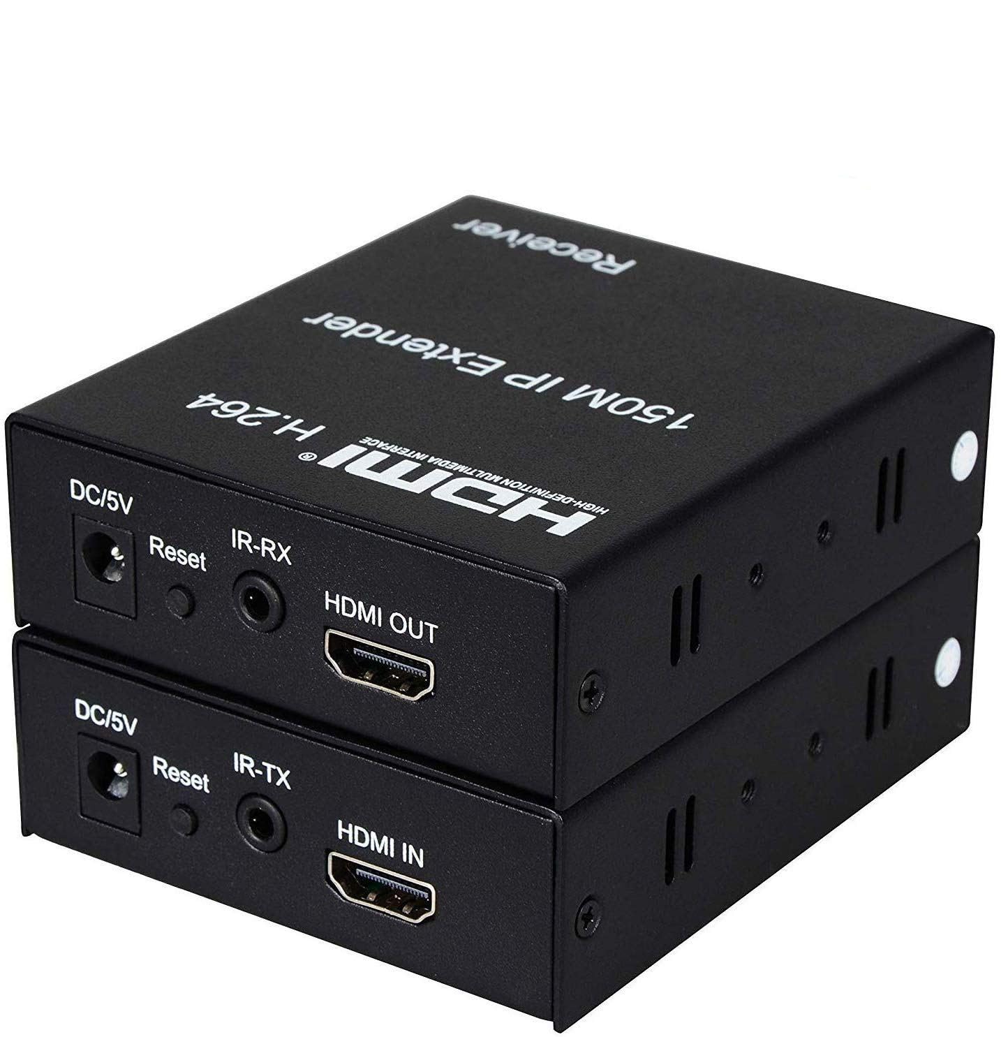 LINK LKEXT167 Estensore HDMI Tramite Cavo CAT5E/6 fino a 150 Metri collegamento in rete Tramite IP