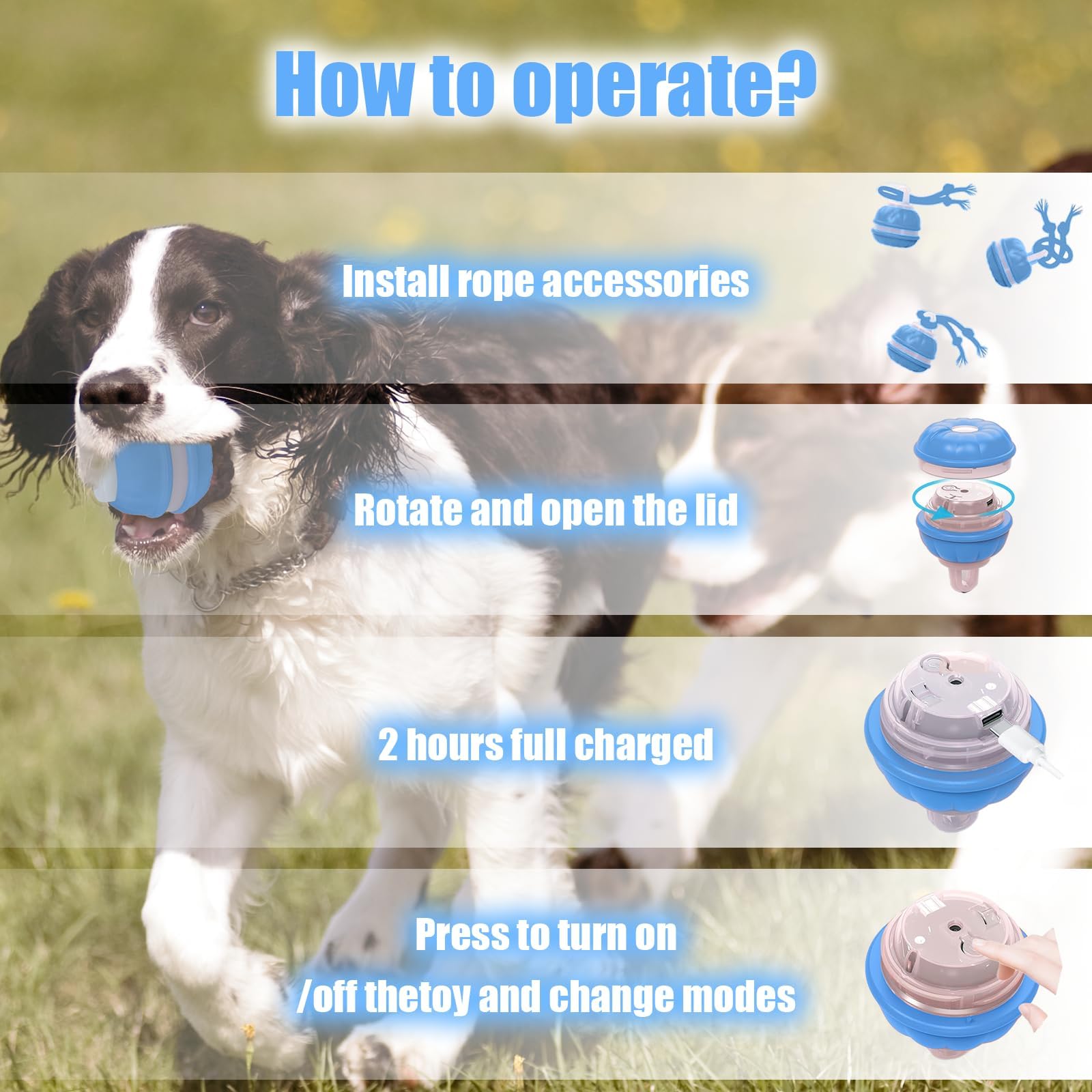 Kenmohuo Interactive Moving Dog Toy Ball - Image 3