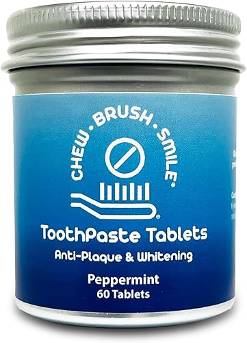 Miniatura 1 de Weldental Chew Brush Smile - Pastillas de pasta de dientes (60 unidades), menta