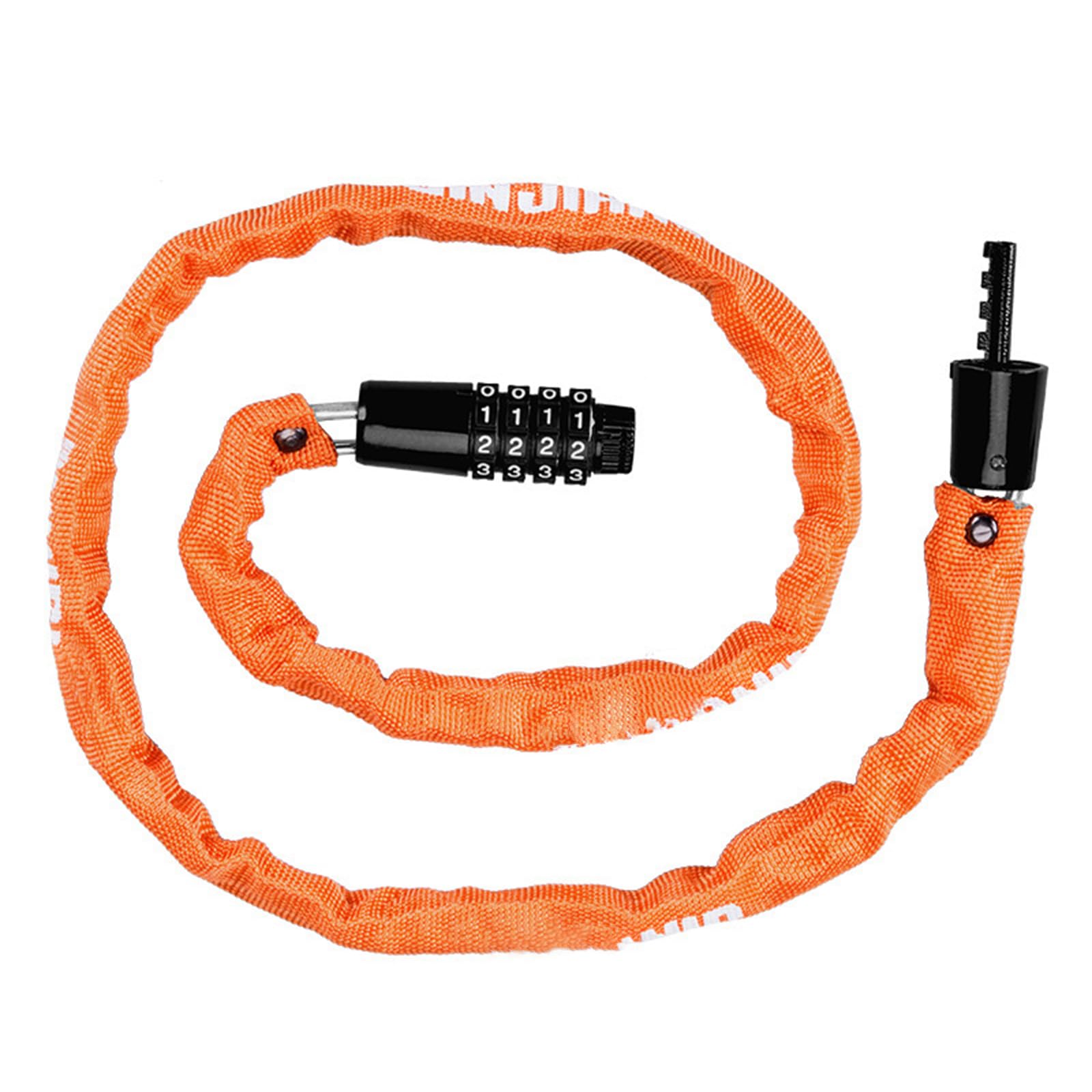 Ywluuoo B Portable Ike Chain 4 Digit Password Icycles Antitheft Mountain Ike Locks For Outdoor Cycling Enduring Password Icycles For Outdoor Cycling